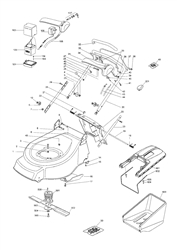 mountfield-460rpd-petrol-lawnmower mountfield-petrol-rotary-roller part diagram