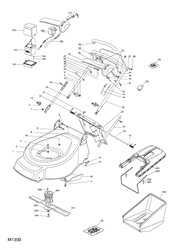 mountfield-460rpd-petrol-lawnmower mountfield-petrol-rotary-roller part diagram