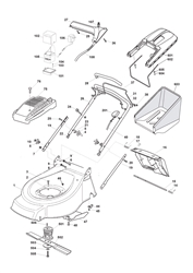 mountfield-46rpd-petrol-lawnmower mountfield-petrol-rotary-roller part diagram