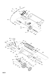 mountfield-46rpd-petrol-lawnmower mountfield-petrol-rotary-roller part diagram