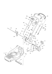 mountfield-480r-petrol-lawnmower mountfield-petrol-rotary-roller part diagram