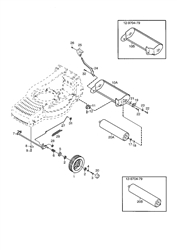 mountfield-480r-petrol-lawnmower mountfield-petrol-rotary-roller part diagram