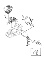 mountfield-480r-petrol-lawnmower mountfield-petrol-rotary-roller part diagram