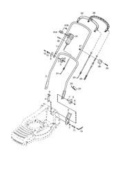 mountfield-480r-petrol-lawnmower mountfield-petrol-rotary-roller part diagram