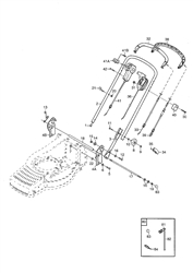 mountfield-550r-petrol-lawnmower mountfield-petrol-rotary-roller part diagram