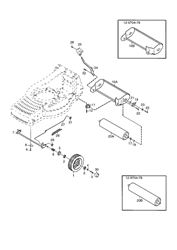 mountfield-550r-petrol-lawnmower mountfield-petrol-rotary-roller part diagram