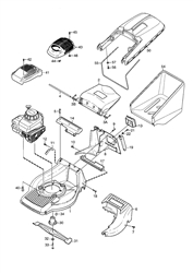 mountfield-550r-petrol-lawnmower mountfield-petrol-rotary-roller part diagram