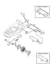 mountfield-550r-petrol-lawnmower mountfield-petrol-rotary-roller part diagram