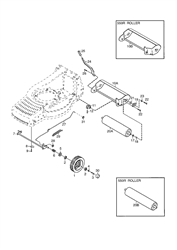 mountfield-550r-petrol-lawnmower mountfield-petrol-rotary-roller part diagram