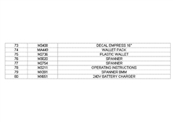 mp83602 mountfield-uncategorised part diagram