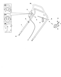 multiclip-46hp electric-rotary-mowers-mountfield part diagram