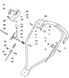 multiclip-501-sp mountfield-petrol-rotary-mowers part diagram