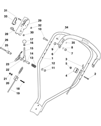 multiclip-inox-504-pd mountfield-petrol-rotary-mowers part diagram