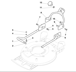 multiclip-inox-504-pd mountfield-petrol-rotary-mowers part diagram