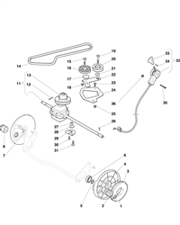 multiclip-inox-504-pd mountfield-petrol-rotary-mowers part diagram