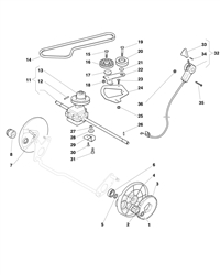 multiclip-inox-504-pd4s mountfield-petrol-rotary-mowers part diagram