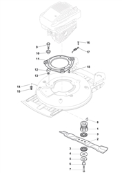 multiclip500pd mountfield-petrol-rotary-mowers part diagram