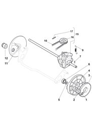 multiclip500pd mountfield-petrol-rotary-mowers part diagram