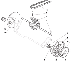 multiclip500pd mountfield-petrol-rotary-mowers part diagram