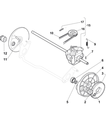 multiclip500pd mountfield-petrol-rotary-mowers part diagram