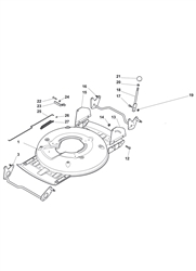 multiclip500pd mountfield-petrol-rotary-mowers part diagram