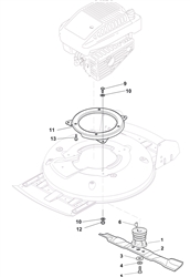 multiclip500pd mountfield-petrol-rotary-mowers part diagram