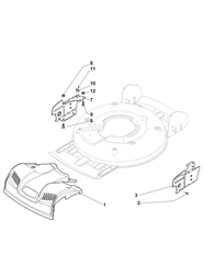 multiclip500pd mountfield-petrol-rotary-mowers part diagram