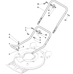 multiclip501-hp mountfield-petrol-rotary-mowers part diagram