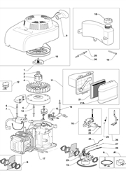 multiclip501-hp mountfield-petrol-rotary-mowers part diagram