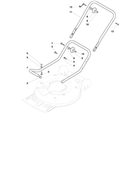multiclip501-hp mountfield-petrol-rotary-mowers part diagram