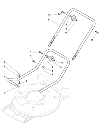 multiclip501-hp mountfield-petrol-rotary-mowers part diagram