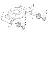 multiclip501-pd mountfield-petrol-rotary-mowers part diagram