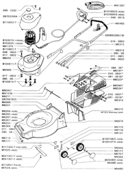 optima-omega-electric electric-rotary-mowers-mountfield part diagram