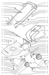 optima-omega mountfield-petrol-rotary-mowers part diagram