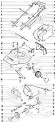 optima-omega mountfield-petrol-rotary-mowers part diagram