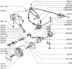 optima-omega mountfield-petrol-rotary-mowers part diagram