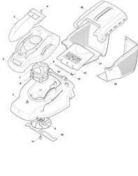 princess-34 electric-rotary-mowers-mountfield part diagram