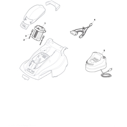 princess-38li electric-rotary-mowers-mountfield part diagram