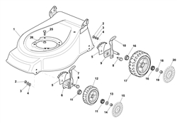 s420hp mountfield-petrol-rotary-mowers part diagram