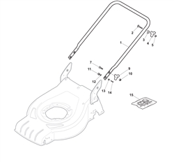s421hp mountfield-petrol-rotary-mowers part diagram