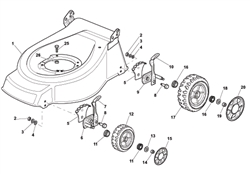 s421hp mountfield-petrol-rotary-mowers part diagram