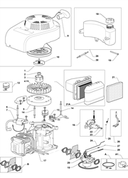 s421pd mountfield-petrol-rotary-mowers part diagram