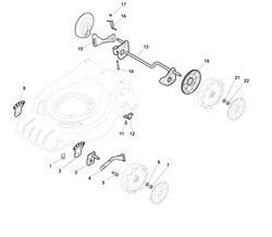 s421pd mountfield-petrol-rotary-mowers part diagram