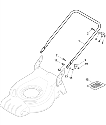 s460hp mountfield-petrol-rotary-mowers part diagram