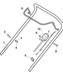 s460hp mountfield-petrol-rotary-mowers part diagram