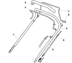 s460pd mountfield-petrol-rotary-mowers part diagram