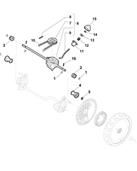 s460pd mountfield-petrol-rotary-mowers part diagram