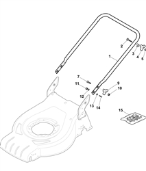 s460pd mountfield-petrol-rotary-mowers part diagram