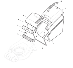 s461hp mountfield-petrol-rotary-mowers part diagram