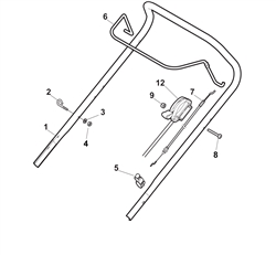 s461hp mountfield-petrol-rotary-mowers part diagram